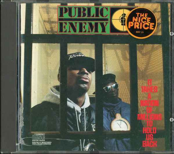 Public Enemy : It Takes A Nation Of Millions To Hold Us Back (CD, Album, RP)