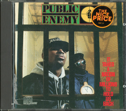 Public Enemy : It Takes A Nation Of Millions To Hold Us Back (CD, Album, RP)