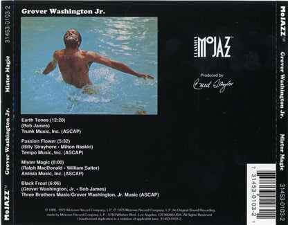 Grover Washington, Jr. : Mister Magic (CD, Album, RE, RM, RP)
