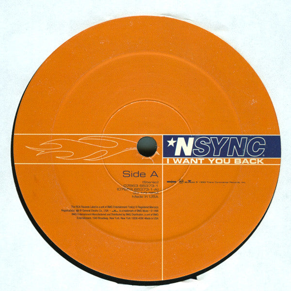 *NSYNC : I Want You Back (12", Maxi)
