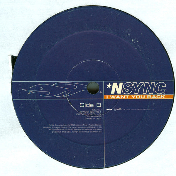*NSYNC : I Want You Back (12", Maxi)