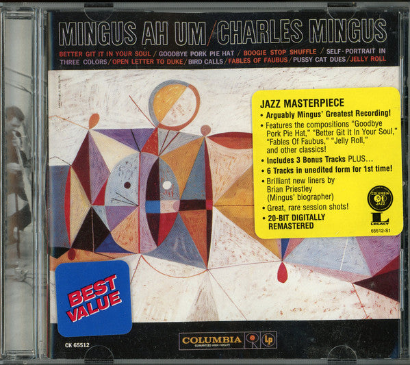 Charles Mingus : Mingus Ah Um (CD, Album, RE, RM)