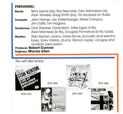 Stan Kenton And His Orchestra : Kenton '76 (CD, Album, RE)