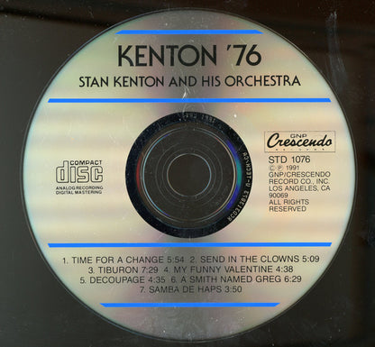 Stan Kenton And His Orchestra : Kenton '76 (CD, Album, RE)