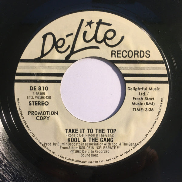 Kool & The Gang : Take It To The Top (7", Promo, Styrene)