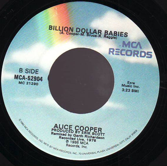 Alice Cooper (2) : He's Back (The Man Behind The Mask) (7", Single, Glo)