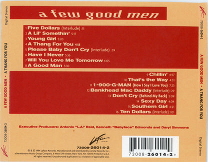 A Few Good Men : A Thang For You (CD, Album)
