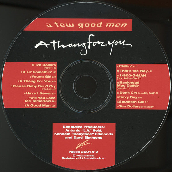 A Few Good Men : A Thang For You (CD, Album)