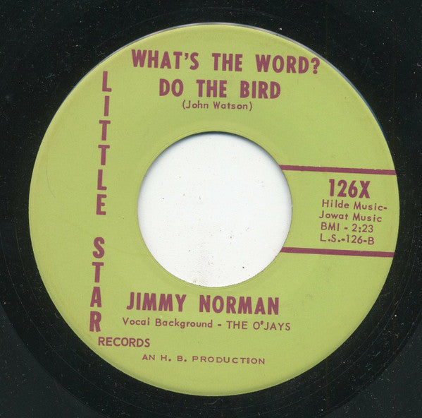Jimmy Norman : Love Is Wonderful (7", Single)