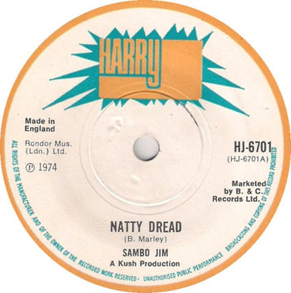 Sambo Jim : Natty Dread (7", Sol)