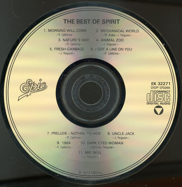 Spirit (8) : The Best Of Spirit (CD, Comp)