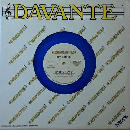 David Antebi : My Blue Heaven (12", Blu)
