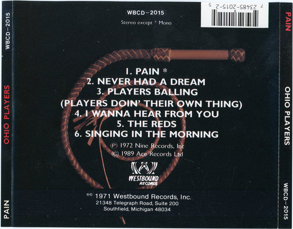 Ohio Players : Pain (CD, Album, RE, Biz)