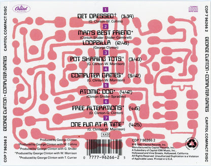 George Clinton : Computer Games (CD, Album, RE, Cap)