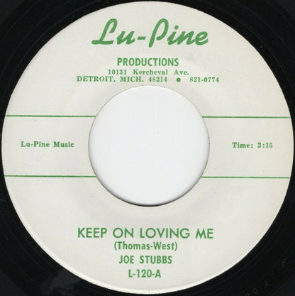 Joe Stubbs : Keep On Loving Me / What's My Destiny (7", Single)