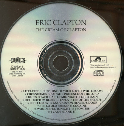 Eric Clapton : The Cream Of Clapton (CD, Comp, Club, RM, PMD)