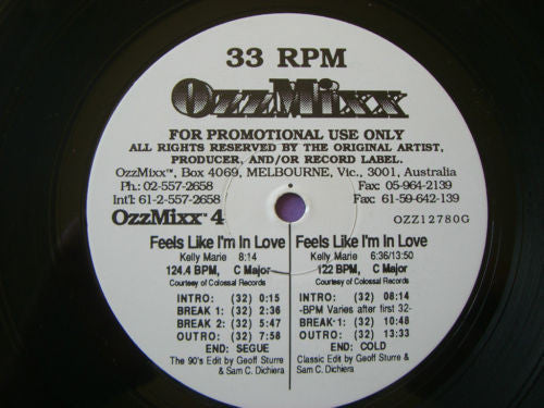Various : OzzMixx 4 (12", Promo)