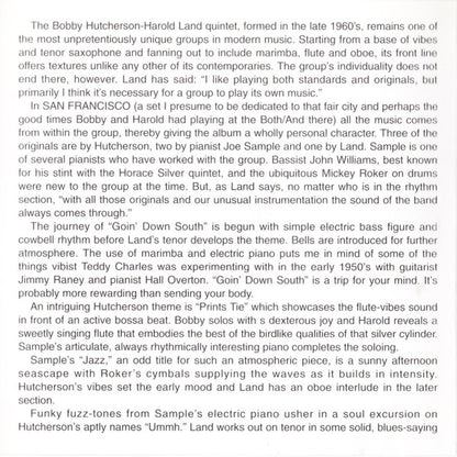 Bobby Hutcherson Featuring Harold Land : San Francisco (CD, Album, RE)