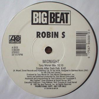 Robin S. : Midnight (12", Promo)