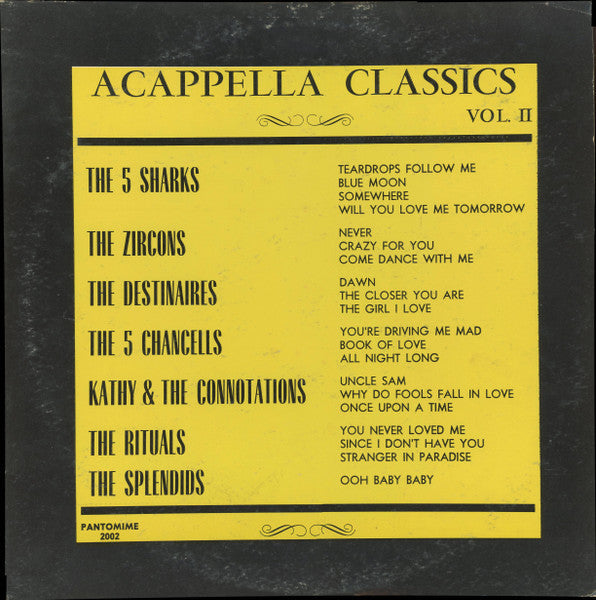 Various : Acappella Classics Vol. II (LP, Comp, Gol)