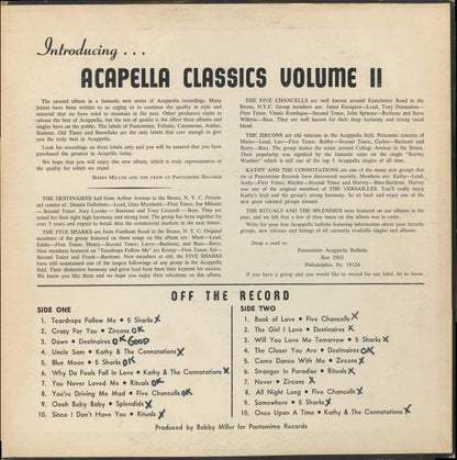 Various : Acappella Classics Vol. II (LP, Comp, Gol)
