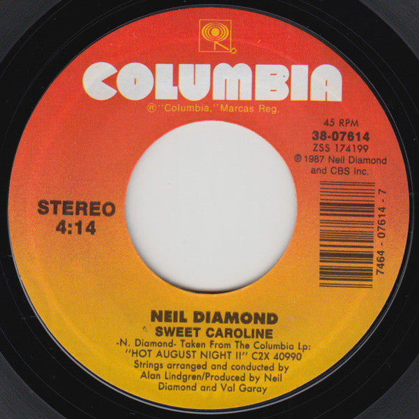 Neil Diamond : I Dreamed A Dream (7", Single, Styrene)