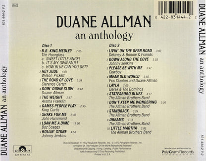 Duane Allman : An Anthology (2xCD, Comp, RE, PDO)