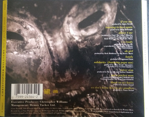 Christopher Williams : Not A Perfect Man (CD, Album, SRC)