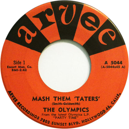 The Olympics : Mash Them 'Taters' / The Stomp (7", Single)