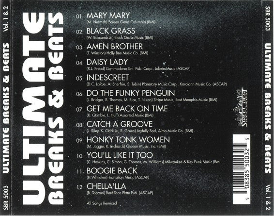 Various : Ultimate Breaks & Beats Vol. 1 & 2 (CD, Comp, Unofficial)