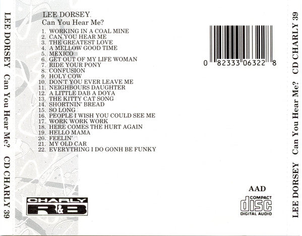 Lee Dorsey : Can You Hear Me? (CD, Comp)