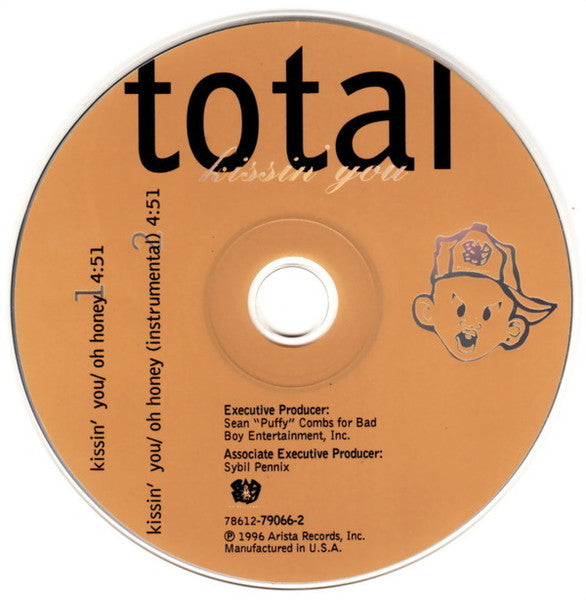 Total : Kissin' You (CD, Single)