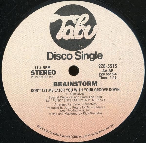 Brainstorm (5) : Hot For You (12", Ter)
