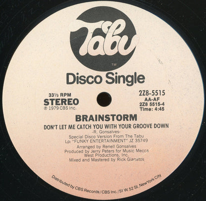 Brainstorm (5) : Hot For You (12", Ter)