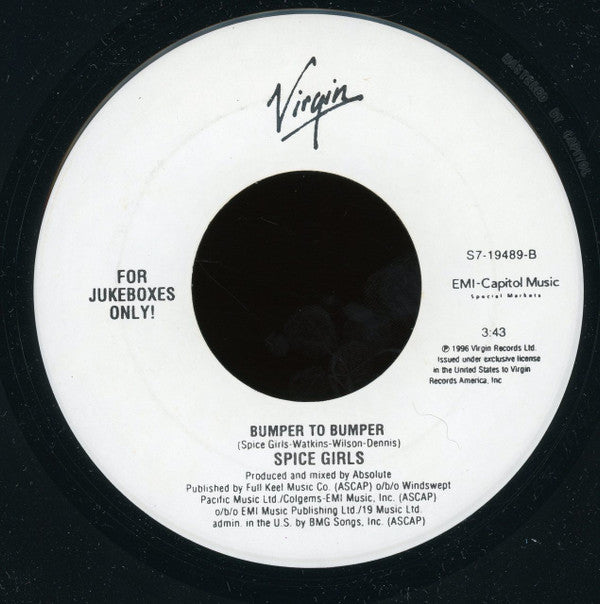Spice Girls : Wannabe (7", Single, Jukebox)