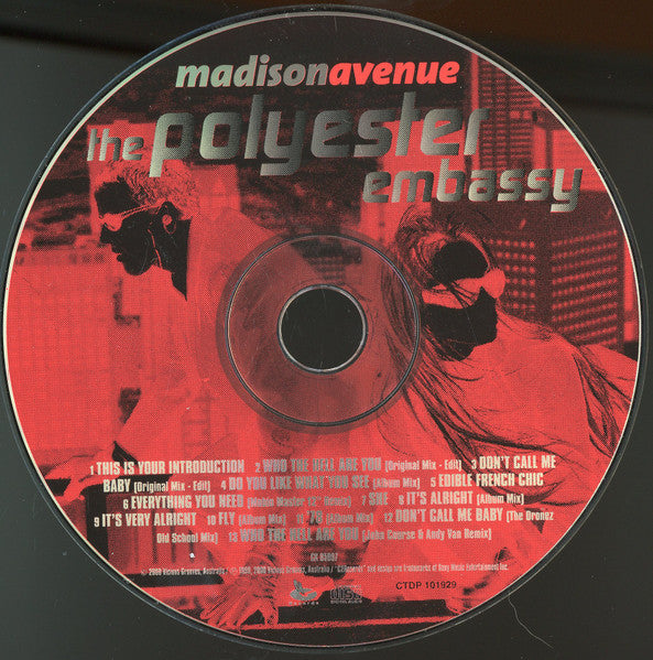 Madison Avenue : The Polyester Embassy (CD, Album)