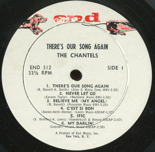 The Chantels : There's Our Song Again (LP, Album, Mono)