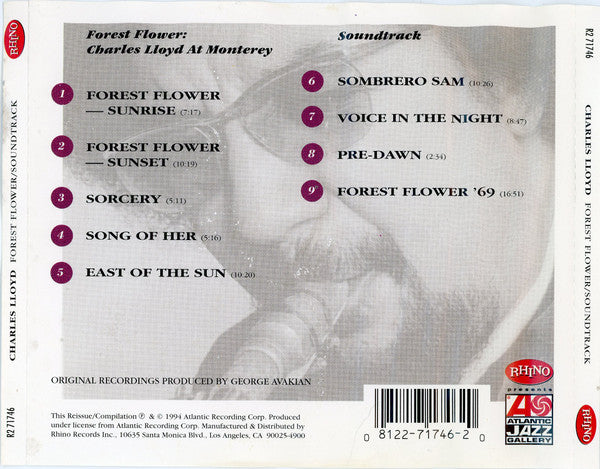 Charles Lloyd : Forest Flower / Soundtrack (CD, Comp, RM)