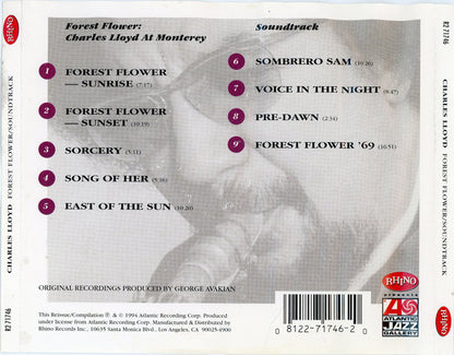 Charles Lloyd : Forest Flower / Soundtrack (CD, Comp, RM)