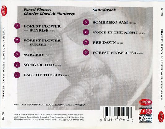 Charles Lloyd : Forest Flower / Soundtrack (CD, Comp, RM)