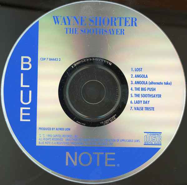 Wayne Shorter : The Soothsayer (CD, Album, RE, RP, Cin)
