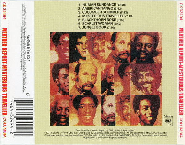 Weather Report : Mysterious Traveller (CD, Album, RE, Pit)