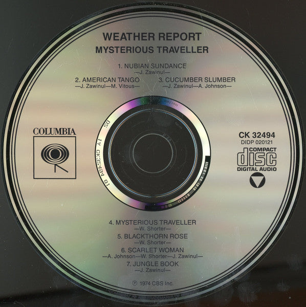 Weather Report : Mysterious Traveller (CD, Album, RE, Pit)