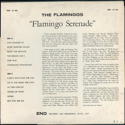 The Flamingos : Flamingo Serenade (LP, Album, Mono, RE)