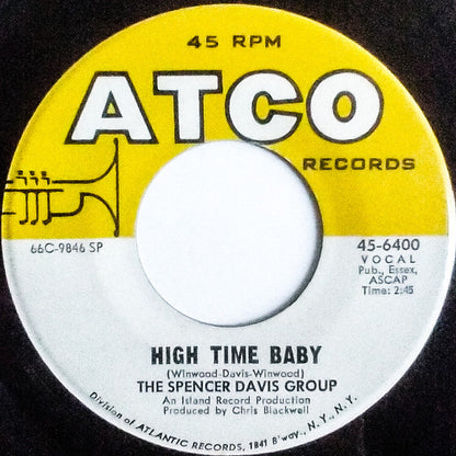 The Spencer Davis Group : Keep On Running / High Time Baby (7", SP )