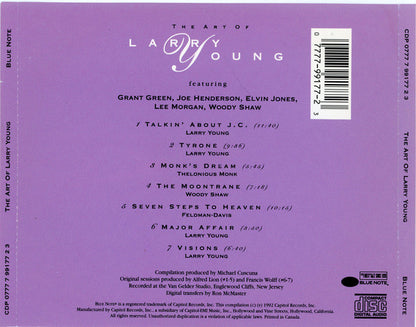 Larry Young : The Art Of Larry Young (CD, Comp, RE, EMI)