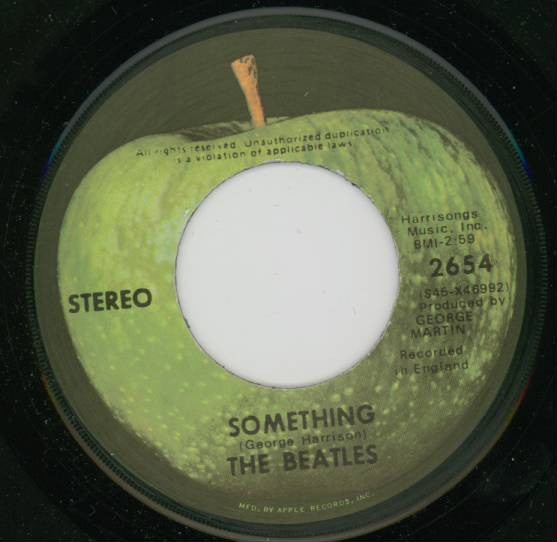 The Beatles : Something / Come Together (7", Single, RP, Los)