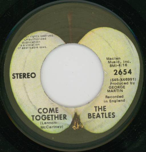 The Beatles : Something / Come Together (7", Single, RP, Los)