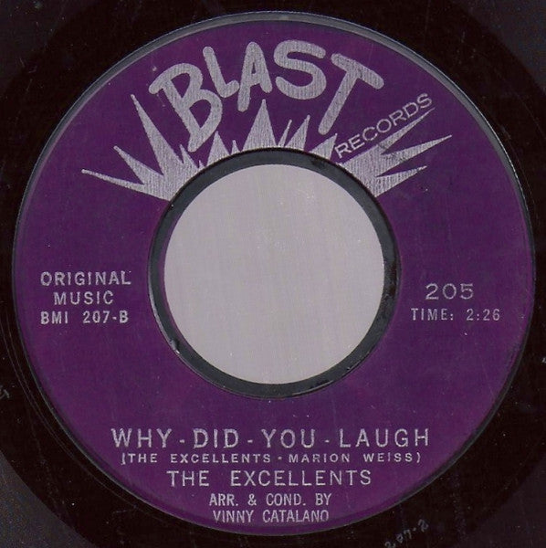 The Excellents / The Excellents (2) : Coney Island Baby / Why-Did-You-Laugh (7", Single)