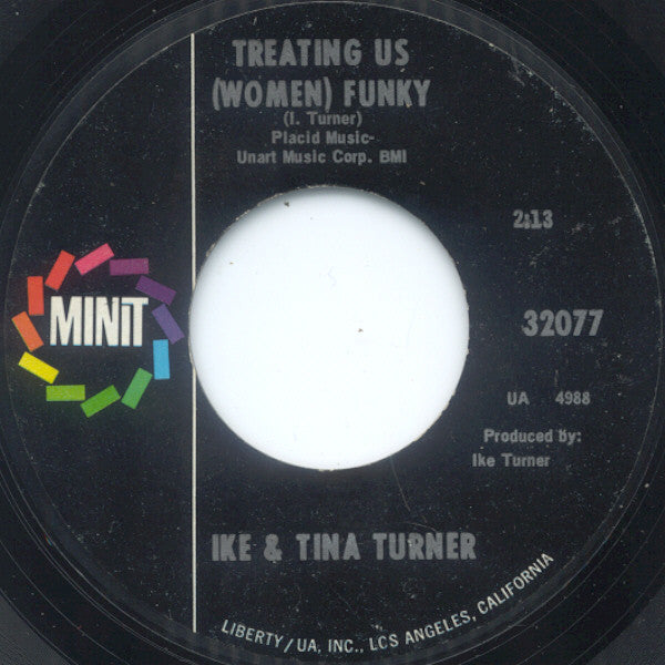Ike & Tina Turner : I Wanna Jump / Treating Us (Women) Funky (7")